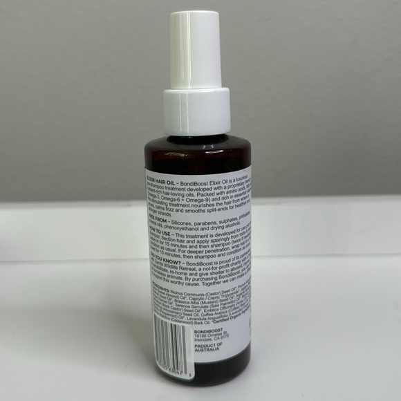 Bondi Boost Elixir Hair Oil Pre-Shampoo Treatment NWT Full Size 4.23 fl oz - Picture 3 of 3